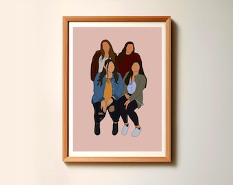 Custom Animated & Cartoon Portrait | Perfect Gift for Family, Friends and Couples!