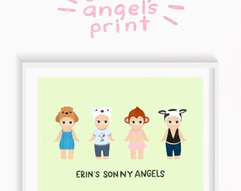 Custom Sonny Angel Doll Inspired Portrait | Perfect Gift for Family, Friends and Couples!