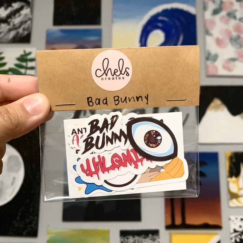 Bad Bunny YHLQMDLG Sticker Pack | Perfect for water bottles & laptops! 