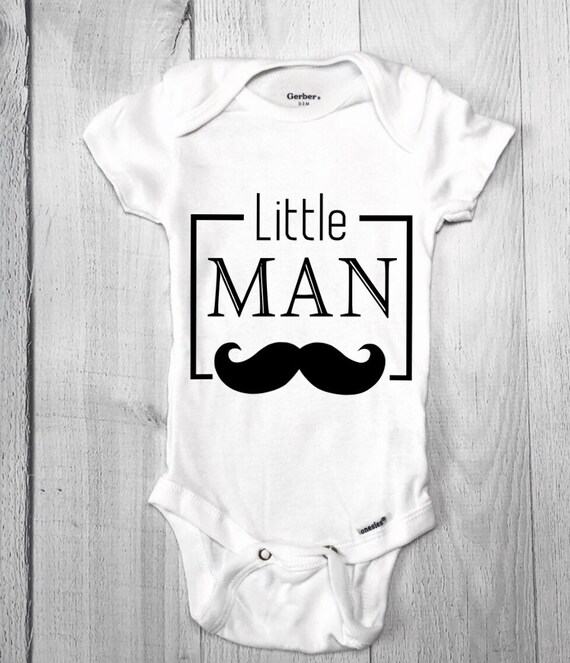 mustache onesie