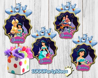 Princess Jasmine Centerpieces Princess Jasmine Decorations Etsy