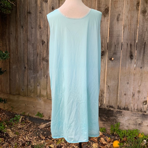 Vintage Light Blue Nightgown - image 9