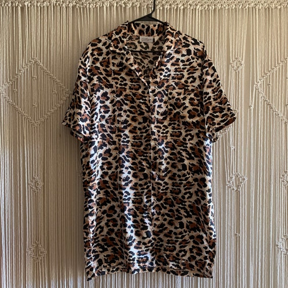 Cheetah Print/Leopard Nightie, Sleep Shirt - image 6