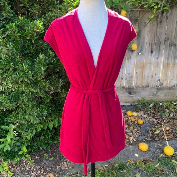 Vintage Terrycloth Cover Up - image 1