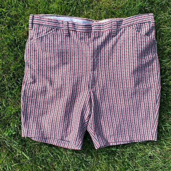 Mens Vintage Sears Houndstooth Shorts