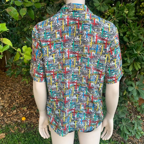 80s Primary Color Button Shirt - image 7