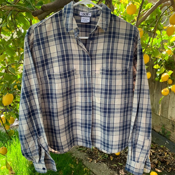 Vintage Plaid Shirt - image 1