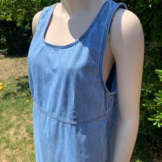 Sleeveless Denim Dress - image 5