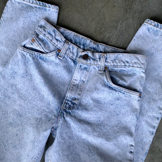 Acid Wash Levi’s 550 Orange Tab - image 3