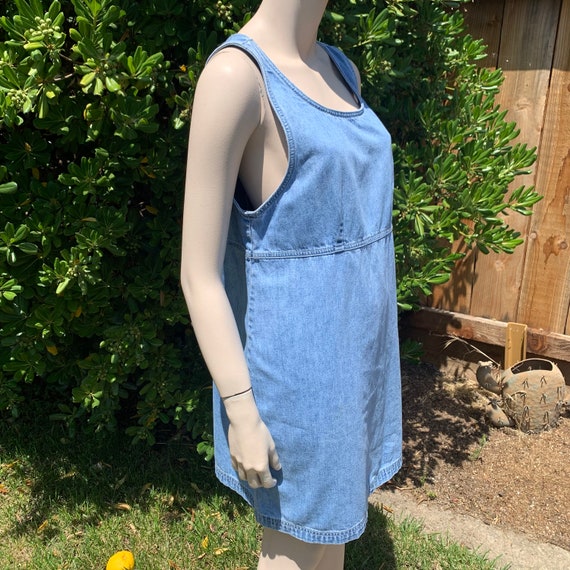 Sleeveless Denim Dress - image 3