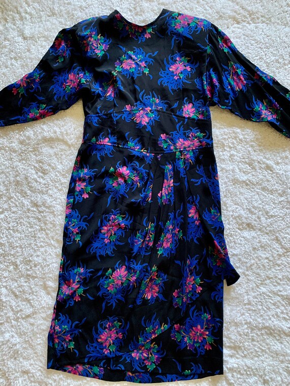 Vintage Liz Claiborne Floral Dress, 80s 90s - image 8