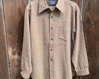 Vintage Brown Wool Pendelton Shirt