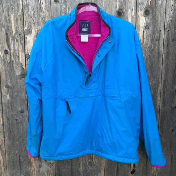 90s Gap Fleece Lined Reversible Jacket - image 1