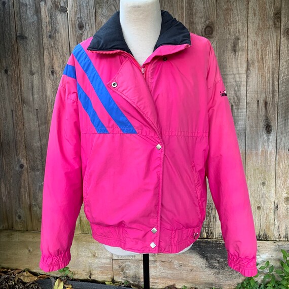 Vintage Obermeyer Ski Coat, 80s Jacket Puffer Mage