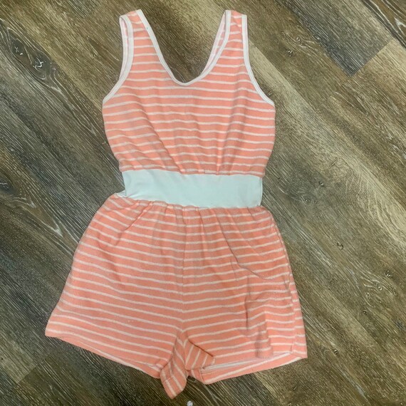 80s Terrycloth Romper