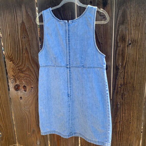 Sleeveless Denim Dress - image 9