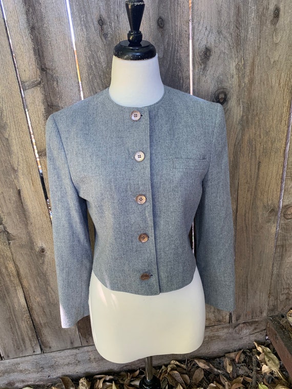 Vintage Pendleton Blazer, Gray - image 1