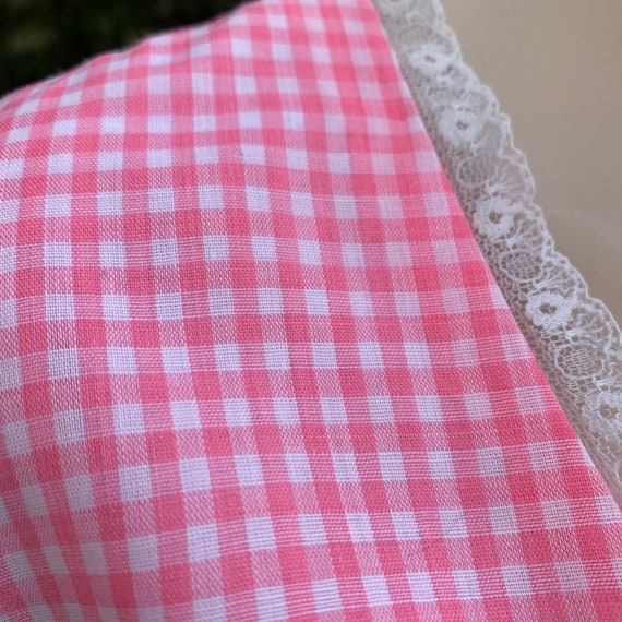 Gingham Maxi Dress - Pink