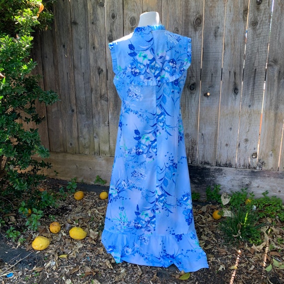 Vintage Hawaiian Darina Dress, Floral Maxi - image 8