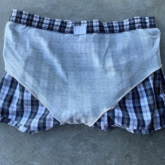 Mens Vintage 1950s 1960s JCPenney Plaid Swim Trunks Gem