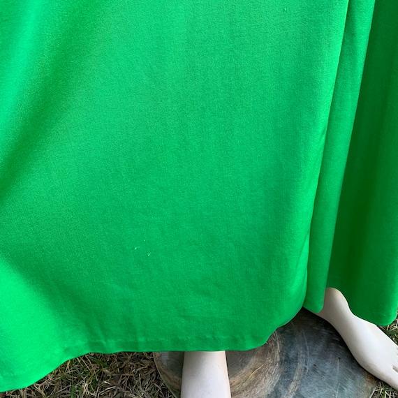 Vintage Green 70s Maxi Gown - image 10