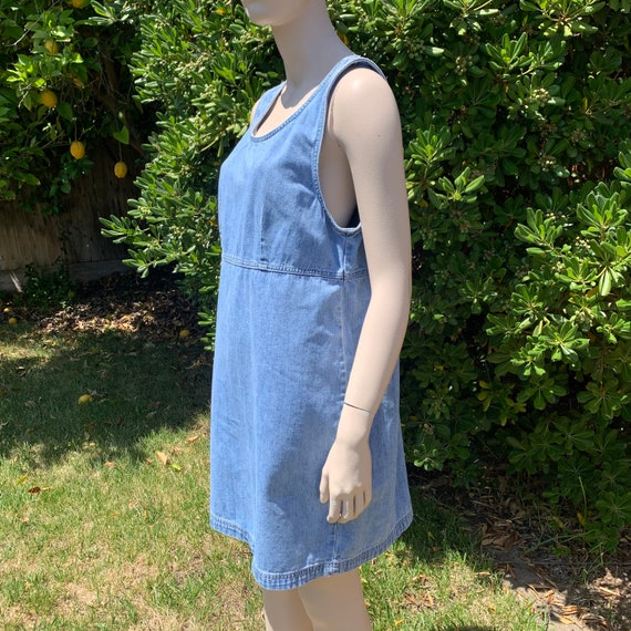 Sleeveless Denim Dress - image 4