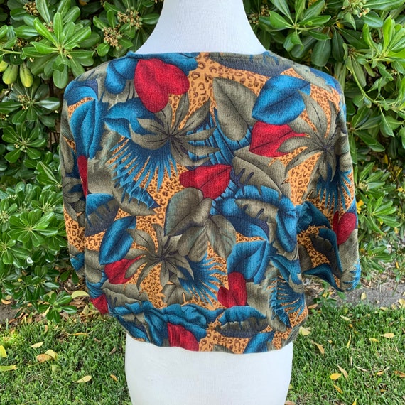 Vintage Sag Harbor Cropped Tie Blouse - image 7