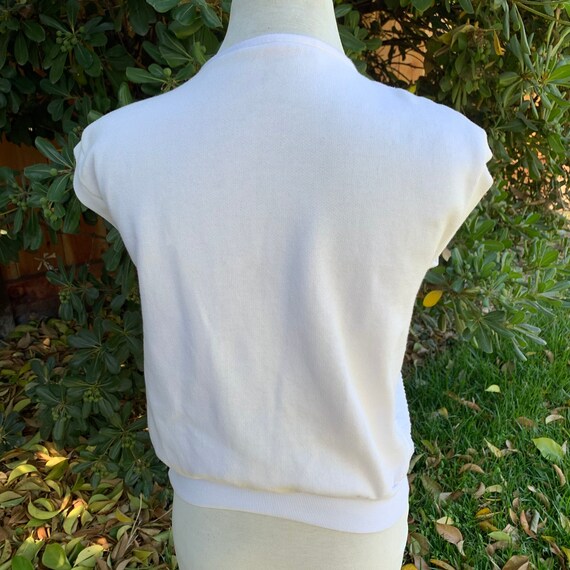 Vintage 80s Short Sleeve Sweatshirt - image 8