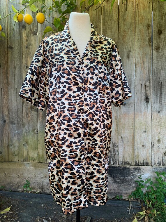 Cheetah Print/Leopard Nightie, Sleep Shirt - image 2