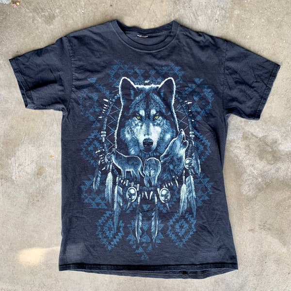 Vintage Wolf Shirt - Etsy