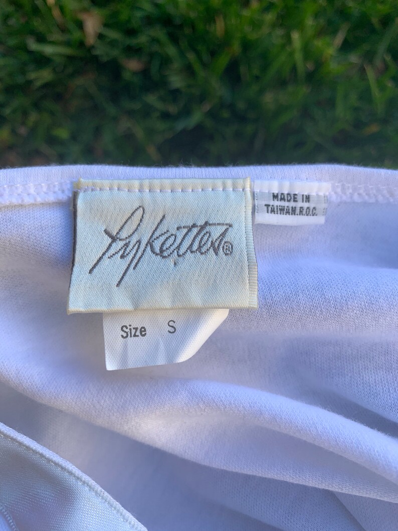 80s Shirt Black and White Top