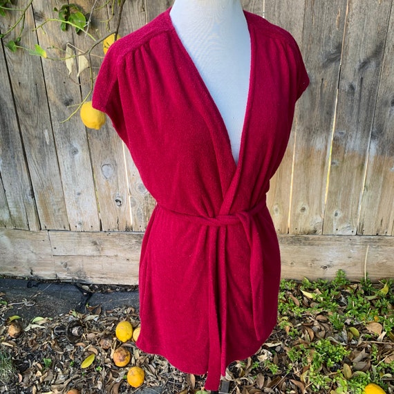 Vintage Terrycloth Cover Up - image 5