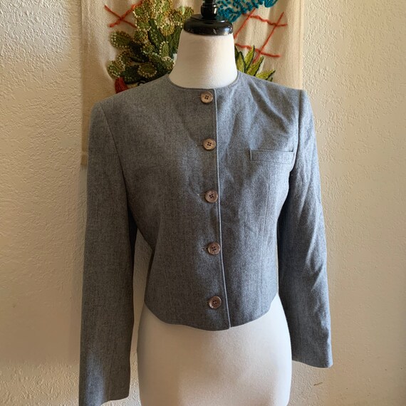 Vintage Pendleton Blazer, Gray - image 5