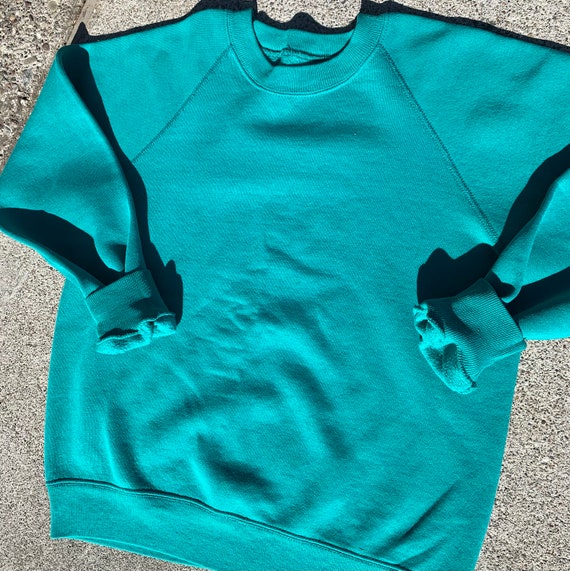 Vintage Solid Crewneck Sweatshirt - image 6