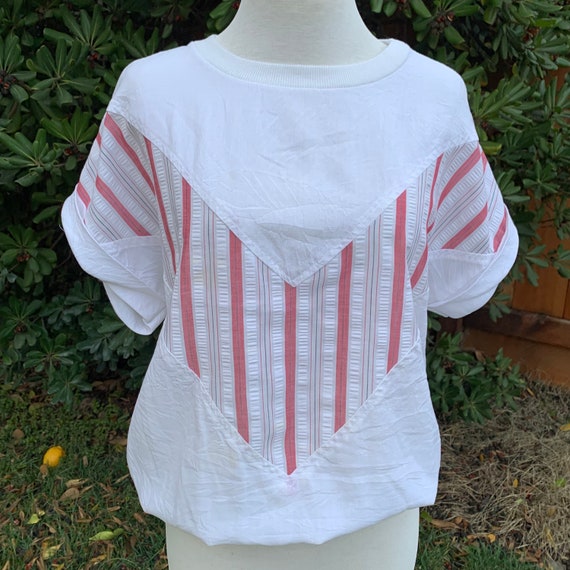 Vintage Chevron Striped Pullover Shirt