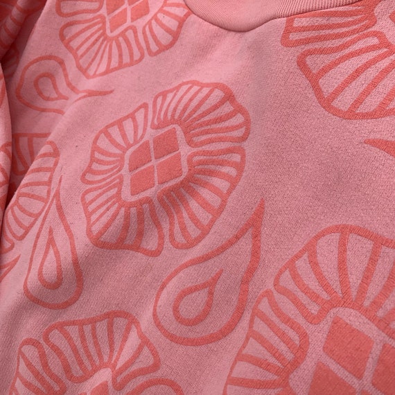 80s 90s Pink Crewneck Sweatshirt - image 3