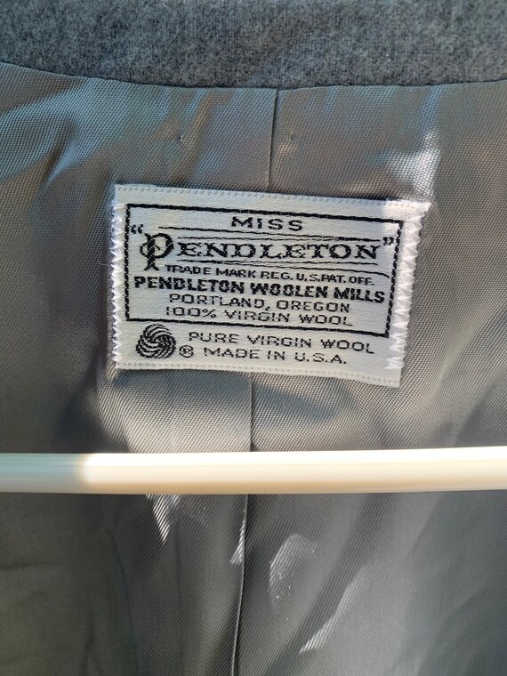 Vintage Pendleton Blazer, Gray - image 3