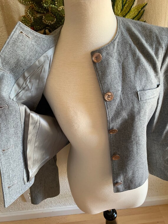 Vintage Pendleton Blazer, Gray - image 2