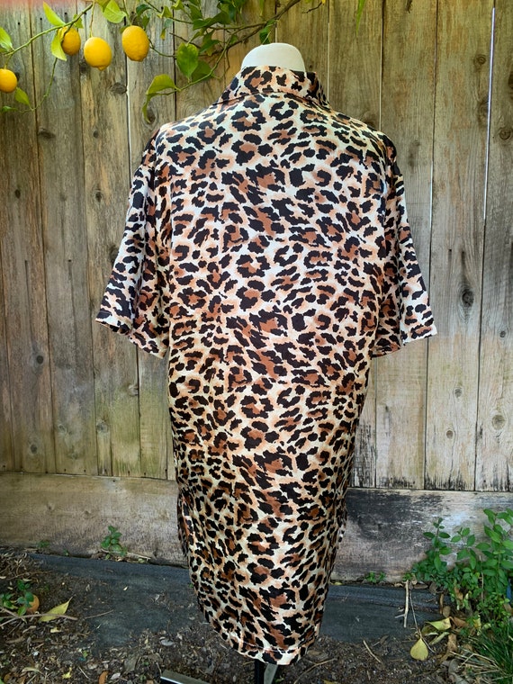 Cheetah Print/Leopard Nightie, Sleep Shirt - image 4