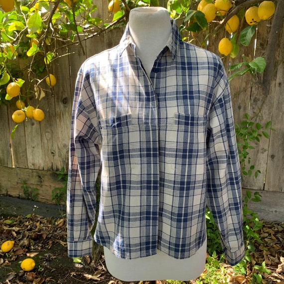 Vintage Plaid Shirt - image 3