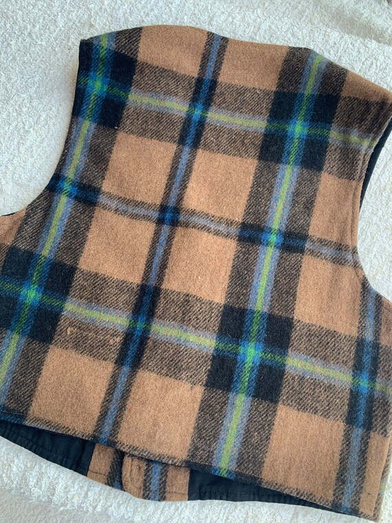 Mens Vest Charcoal Plaid main image 0