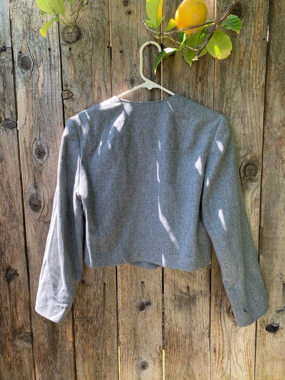 Vintage Pendleton Blazer, Gray - image 8