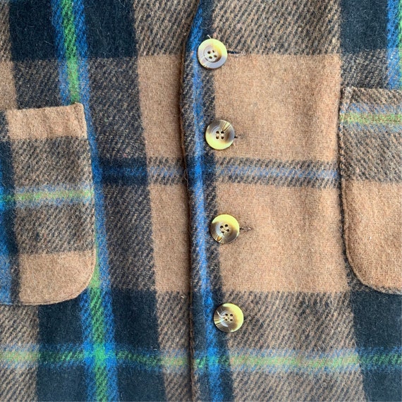 Brown Plaid Barrett Vest