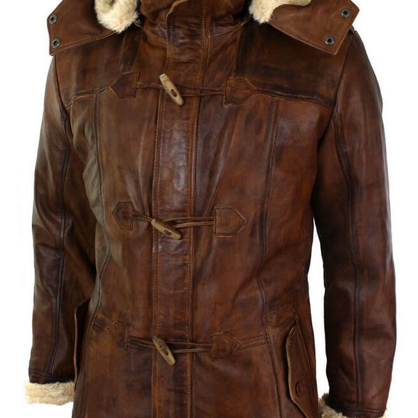 Tan leather jacket