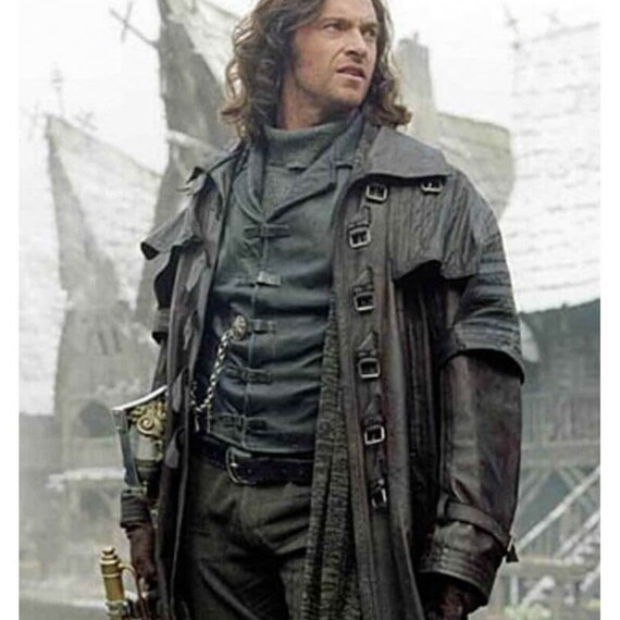Handmade Men S Steampunk Gothic Leather Trench Coat Jacket Sweden Handmade Men S Steampunk Gothic Leather, Hooded Leather Trench Coat Jacket