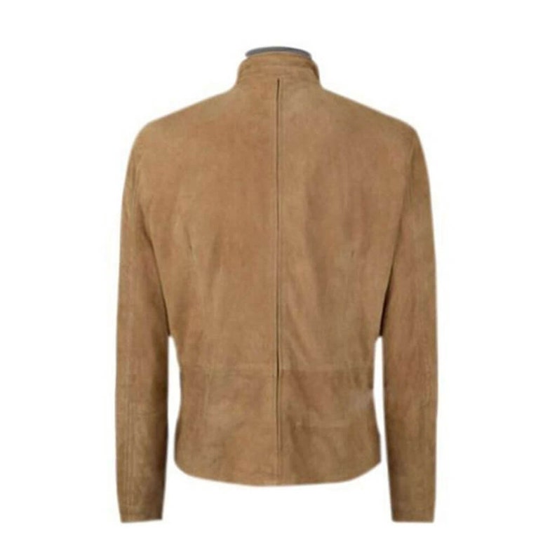 James Bond Brown Suede Spectre Morocco Real Leather Jacket