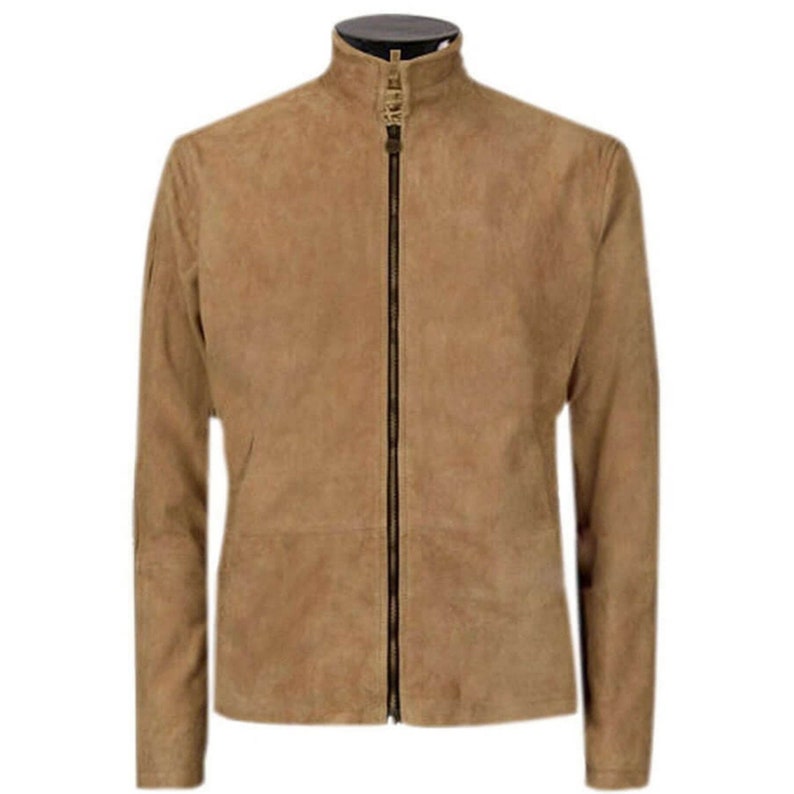 James Bond Brown Suede Spectre Morocco Real Leather Jacket