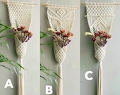 Macrame plant hanger Large wall planter indoor outdoor Long macrame wall hangings Rope crochet artificial plants house plant pot holder Boho