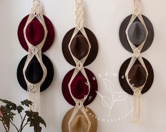 Macrame Hat Hanger
