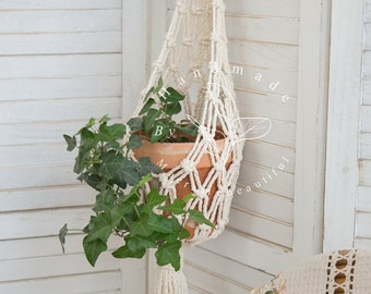 Macrame plant hanger, Macrame plant holder, Hanging Planter indoor, Large plant hanger, Macrame planter, Bohemian decor, Gifts for her